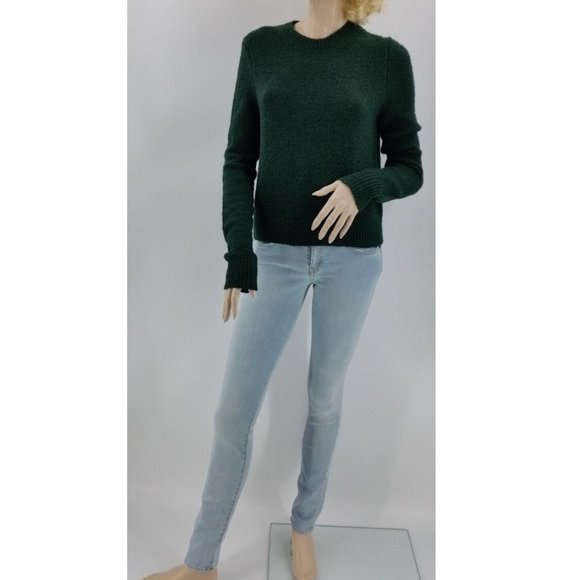 OLD Celine by Phoebe Philo - Green Cashmere Knit Sweater - Picture 9 of 11